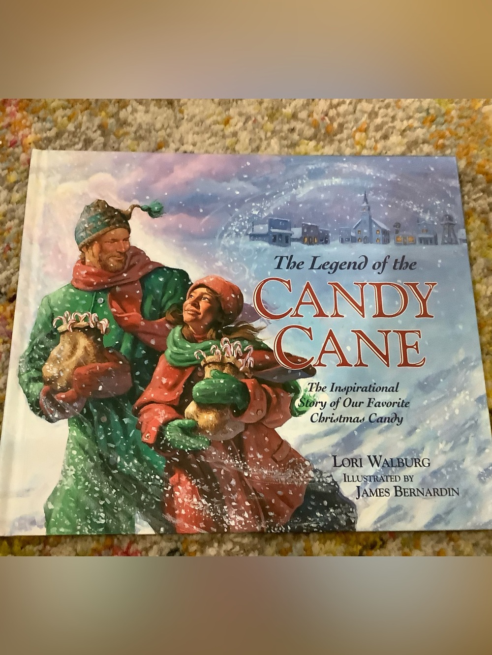 Candy Cane Holiday Storybook - Red & Green Cover